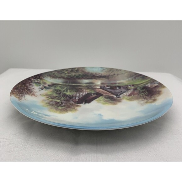 At The Bakehouse Collector Plate COA and Box 1990 Helmut Glossl Artist Germany - Picture 6 of 11